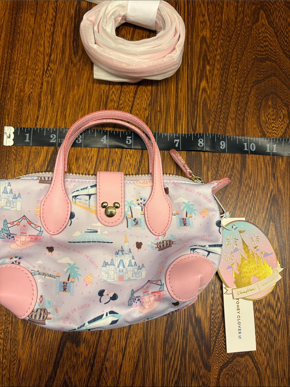 Stoney Clover! Handbag with Castle Print -